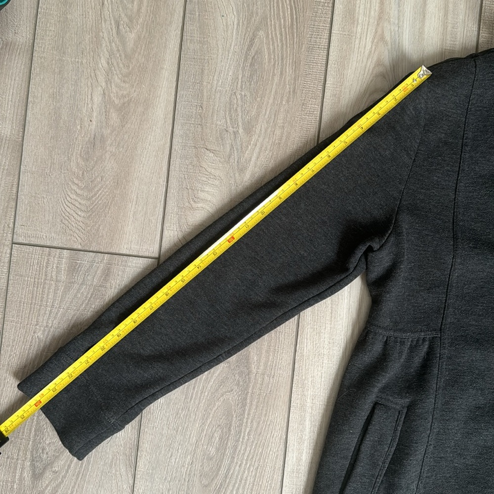 prAna Mila coat asymmetrical Zip up pockets fleece lined - Picture 12 of 12